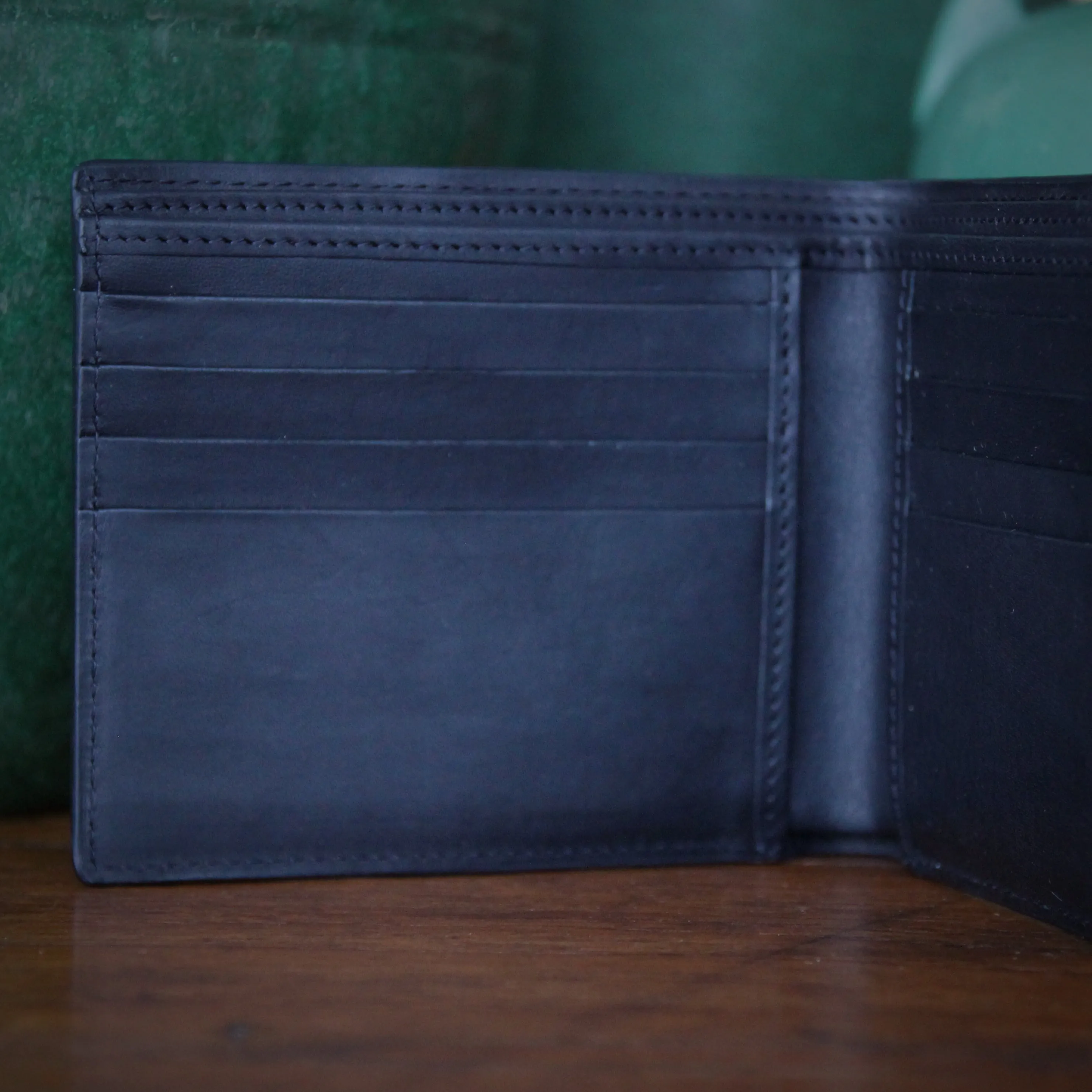 Classic Black Leather Wallet