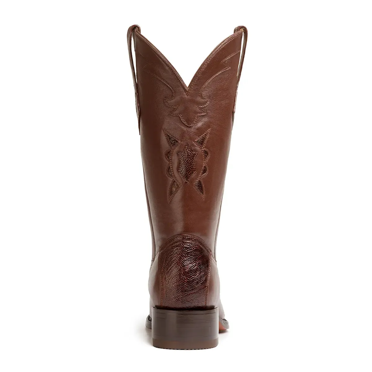 Gamez Ostrich Leg Spanish Toe Boot - Brown