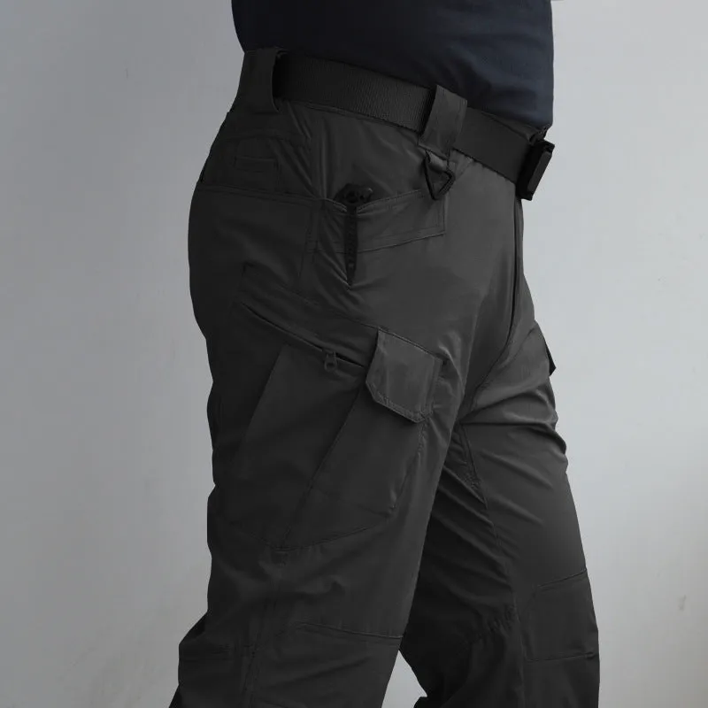 INSTOCK- Summer tactical men's military fan overalls multi-bag