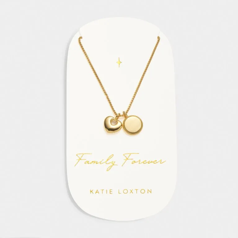 Katie Loxton Waterproof Family Forever Charm Necklace