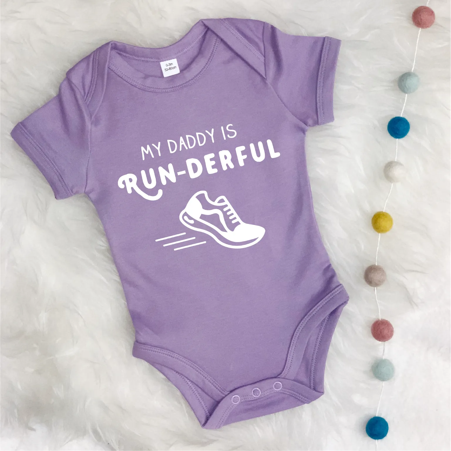 My Daddy Is Runderful Running Babygrow
