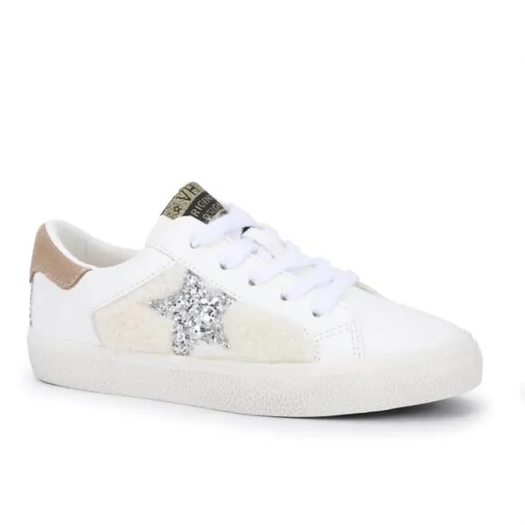 NEW VINTAGE HAVANA salem sneaker in silver star