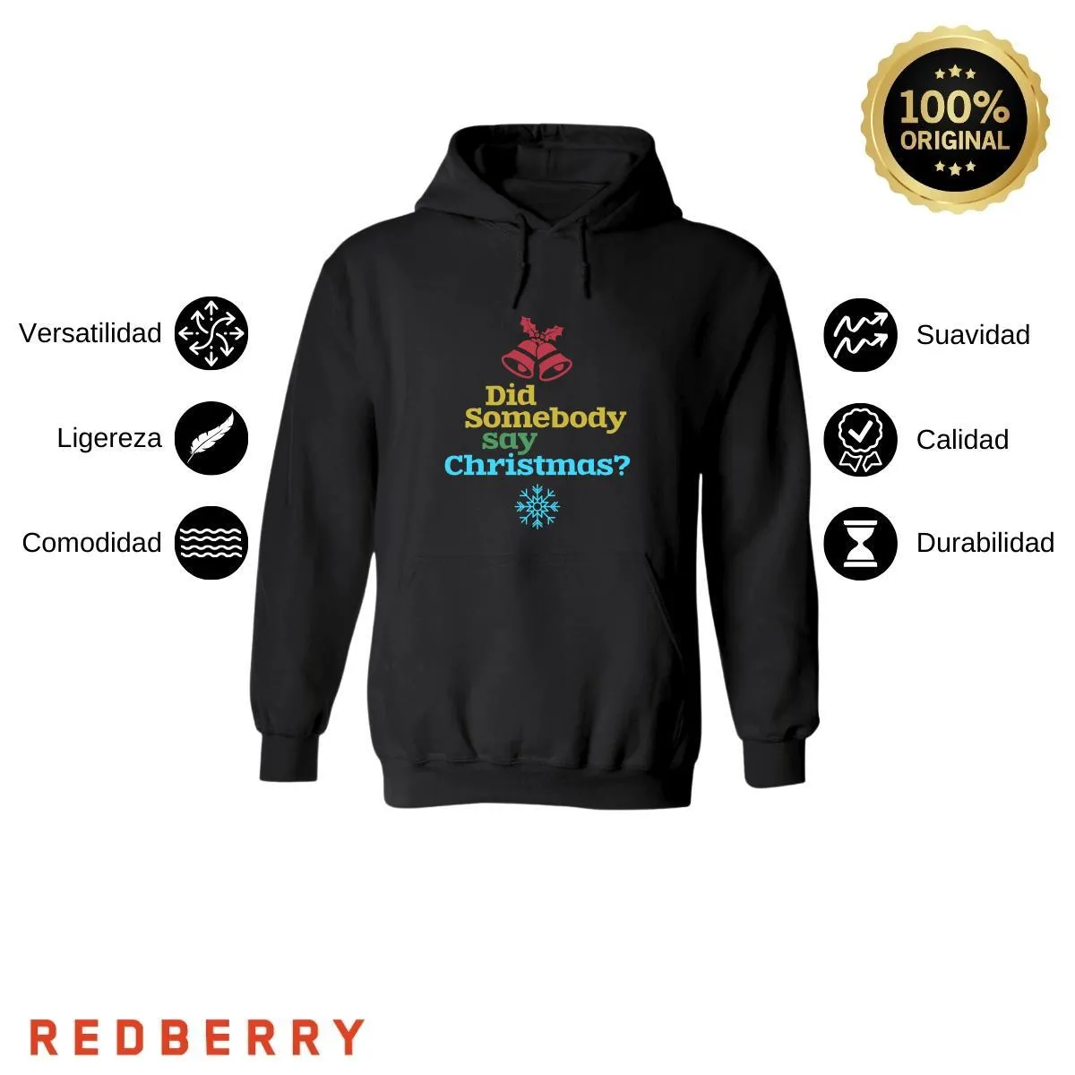 Sudadera Deportiva Mujer Navideña Hoodie 007