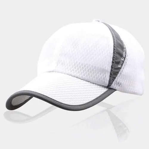 Unisex Men Women Mesh Breathable Summer Hat Sport Adjustable Buckle Baseball Cap